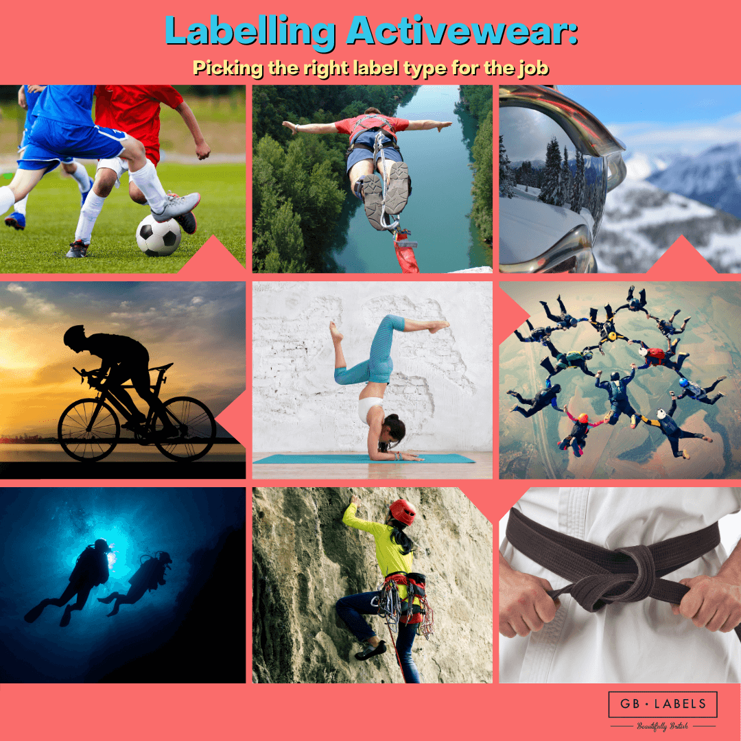 Labelling Activewear: Which Materials Work Best?