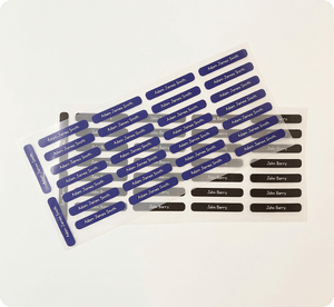 Printed Iron on Nametapes